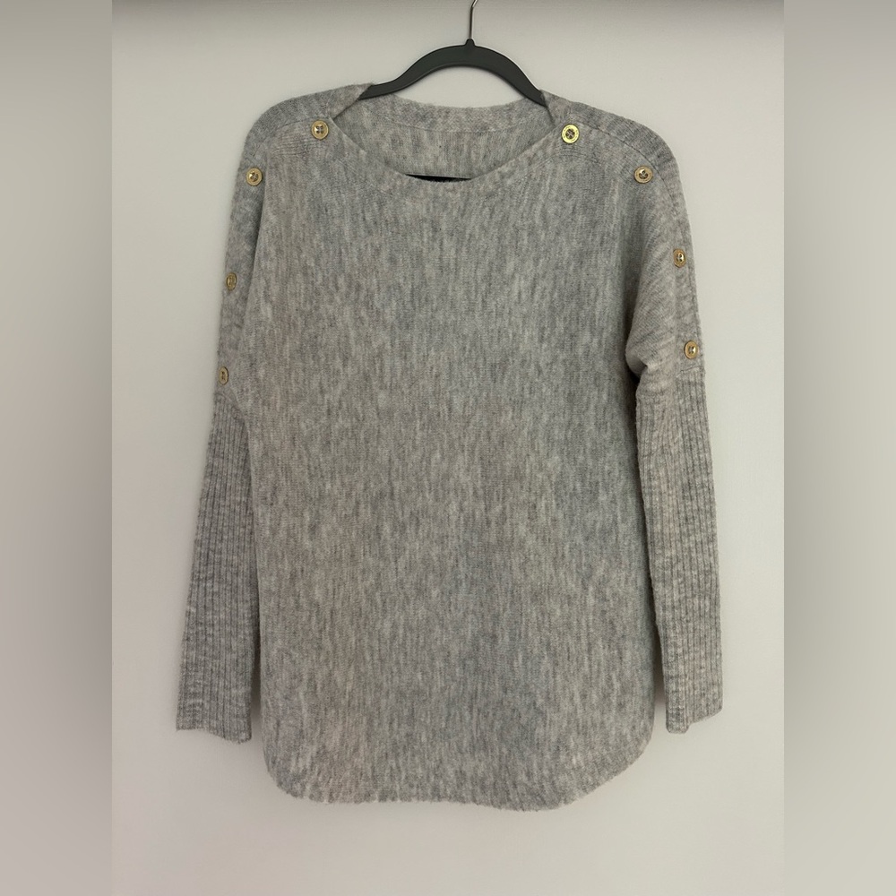 Lilly Pulitzer Arna Sweater in Light Heather Gray